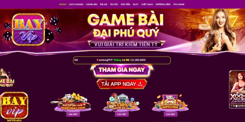 Thể thao BayVip - Nền tảng mạnh mẽ