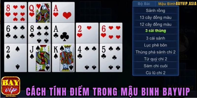 Cách tính điểm Mậu Binh BayVip đơn giản cho người mới chơi